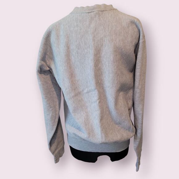 🔥 VTG NYU Reverse Weave Style Sweatshirt – MV Sport ProWeave – Gray – Unisex S - Picture 3 of 8